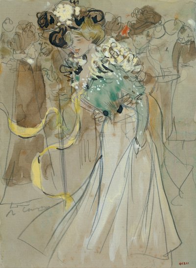 Celebrations in Toulon by Ramon Casas i Carbo